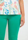 Serafina Collection Slim Leg Comfort Trouser, Green