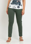 Serafina Collection Slim Leg Comfort Trouser, Khaki