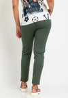 Serafina Collection Slim Leg Comfort Trouser, Khaki