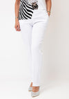 Serafina Collection Slim Leg Trousers, White