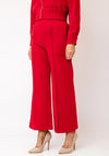 Serafina Collection Wide Leg Trousers, Red