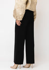 Serafina Collection Tailored Wide Leg Trousers, Black