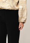 Serafina Collection Tailored Wide Leg Trousers, Black