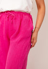Serafina Collection One Size Linen Trousers, Pink