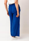 Serafina Collection One Size Linen Trousers, Royal Blue
