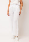 Serafina Collection One Size Linen Trousers, White