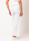 Serafina Collection One Size Linen Trousers, White