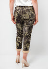 Serfina Collection Animal Print Trousers, Green