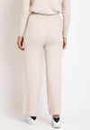 Serafina Collection Casual Wide Leg Knit Trousers, Apricot