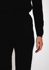 Serafina Collection Casual Wide Leg Knit Trousers, Black