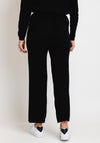 Serafina Collection Casual Wide Leg Knit Trousers, Black