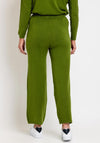 Serafina Collection Casual Wide Leg Knit Trousers, Green