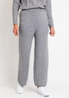 Serafina Collection Casual Wide Leg Knit Trousers, Grey