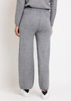 Serafina Collection Casual Wide Leg Knit Trousers, Grey