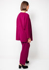 Serafina Collection One Size Tunic and Trouser Co-Ord, Purple