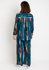 Serafina Collection One Size Shirt and Trousers Set, Blue