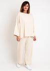 Serafina Collection One Size Casual Corduroy Set, Cream
