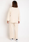 Serafina Collection One Size Casual Corduroy Set, Cream