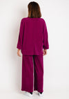 Serafina Collection One Size Casual Corduroy Set, Plum