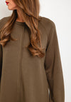 Serafina Collection Casual Two-Piece, Khaki