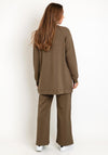 Serafina Collection Casual Two-Piece, Khaki