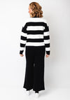 Serafina Collection One Size Knit Jumper and Trouser Co-Ord, Black