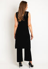 Serafina Collection Waistcoat and Trouser Set, Black