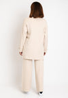 Serafina Collection Knit Sweater & Wide Leg Trouser Set, Cream