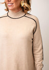 Serafina Collection One Size Jumper and Trousers, Beige