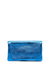 Serafina Collection Metallic Faux Leather Coin Wallet, Blue Glitter