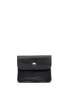 Serafina Collection Faux Leather Small Coin Wallet, Black