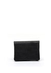 Serafina Collection Faux Leather Small Coin Wallet, Black