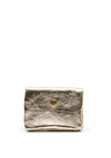 Serafina Collection Metallic Faux Leather Small Coin Wallet, Gold