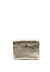 Serafina Collection Metallic Faux Leather Small Coin Wallet, Gold