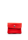 Serafina Collection Faux Leather Small Coin Wallet, Red