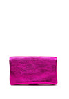 Serafina Collection Metallic Faux Leather Coin Wallet, Pink Glitter
