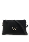 Wonders Drop Triple Compartment Crossbody Bag, Black