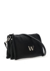 Wonders Drop Triple Compartment Crossbody Bag, Black