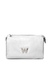 Wonders Drop Metallic Crossbody Bag, Silver