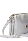 Wonders Drop Metallic Crossbody Bag, Silver