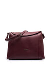 Wonders Lux Large Satchel Bag, Wine