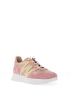 Wonders Trend Colour Block Metallic Trainers, Pink