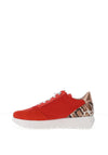 Wonders Trend Colour Block Trainers, Red