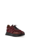 Wonders Wild I Elastic Lace Up Trainers, Wine