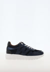 Wonders Wild I Elastic Lace Up Trainers, Navy