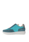 Wonders Fly Colour Block Suede Trainers, Jeans