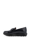Wonders Rose Patent Leather Loafer, Navy