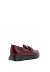 Wonders Rose Patent Leather Loafer, Wine