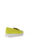 Wonders Pebbled Leather Buckle Loafers, Cyber