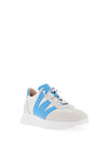Wonders Racer Colour Block Wedge Trainers, White and Blue